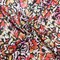 Pink-Black-Multi Poly Floral Printed Crinkle Yoryu Chiffon Woven Fabric By the Yard